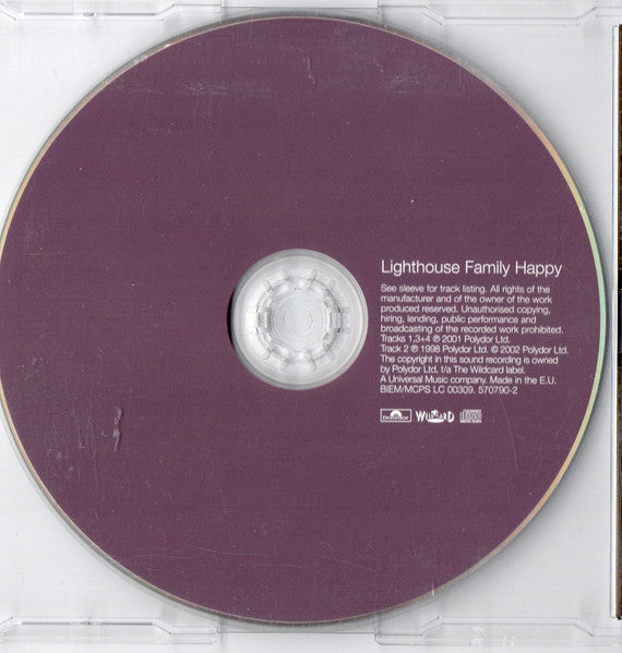Lighthouse Family : Happy (CD, Single, Enh, CD1)