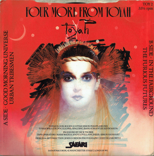 Toyah (3) : Four More From Toyah   (7", EP + Flexi, 7", S/Sided)