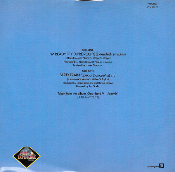 The Gap Band : I'm Ready (If You're Ready) (12", Single)