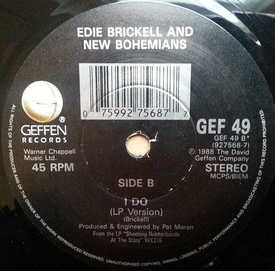 Edie Brickell & New Bohemians : What I Am (7", Single)