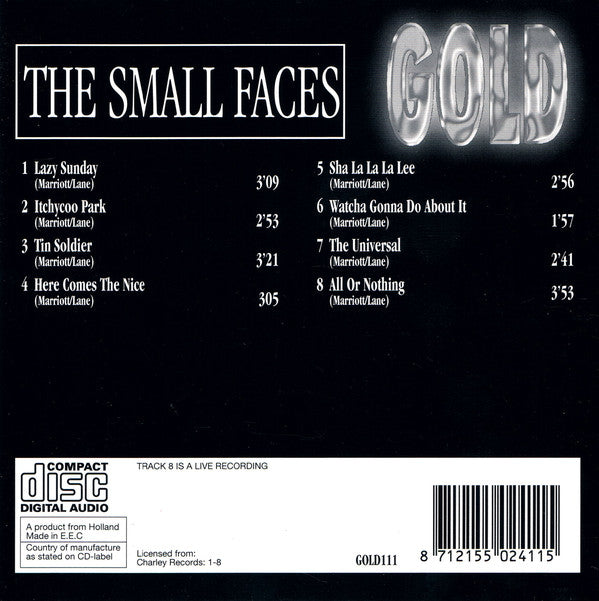 Small Faces :  Gold (CD, Comp)