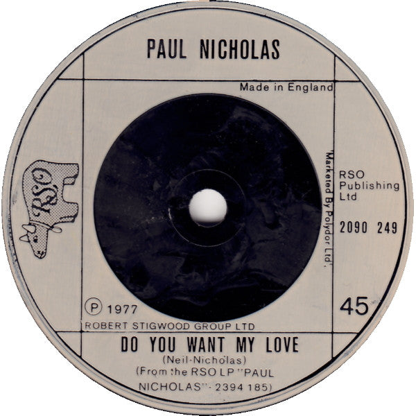 Paul Nicholas : Heaven On The 7th Floor (7")