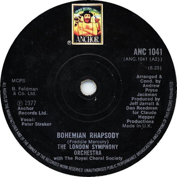 London Symphony Orchestra With The Royal Choral Society : Bohemian Rhapsody (7", Single)