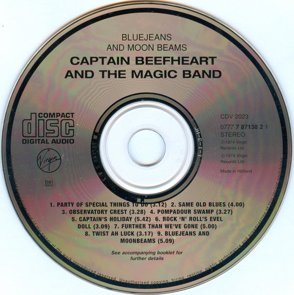 Captain Beefheart And The Magic Band : Bluejeans & Moonbeams (CD, Album, RE)
