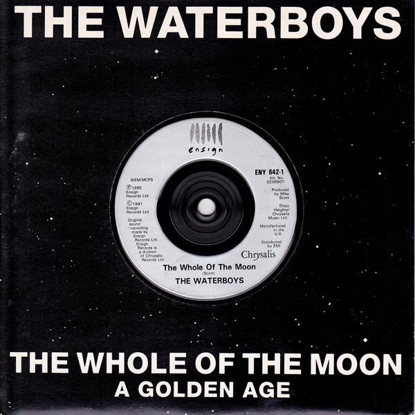 The Waterboys : The Whole Of The Moon (7", Single, Sil)