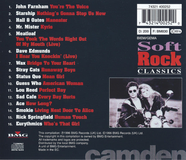 Various : Soft Rock Classics (CD, Comp)