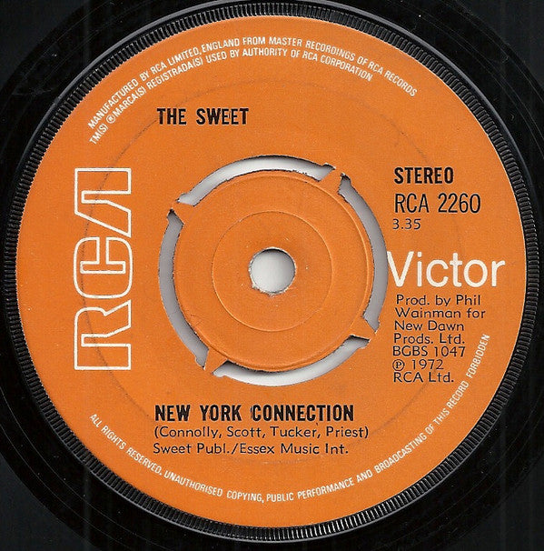 The Sweet : Wig-Wam Bam (7", Single, Kno)