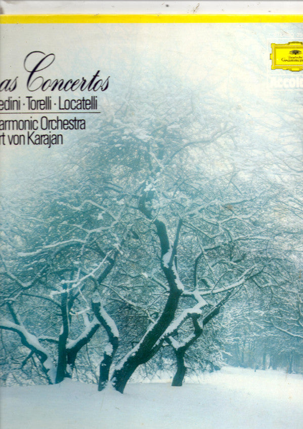 Corelli* / Manfredini* / Torelli* / Locatelli*, Berlin Philharmonic Orchestra*, Herbert Von Karajan : Christmas Concertos (LP)
