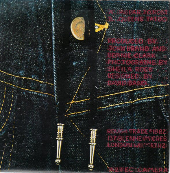 Aztec Camera : Pillar To Post (7", Single)