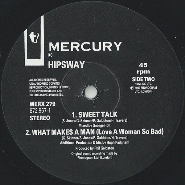 Hipsway : Your Love (12")