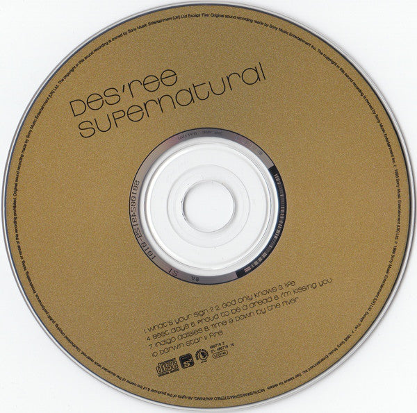 Des'ree : Supernatural (CD, Album)