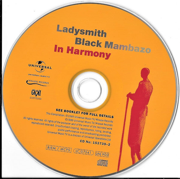 Ladysmith Black Mambazo : In Harmony (CD, Album, Comp)