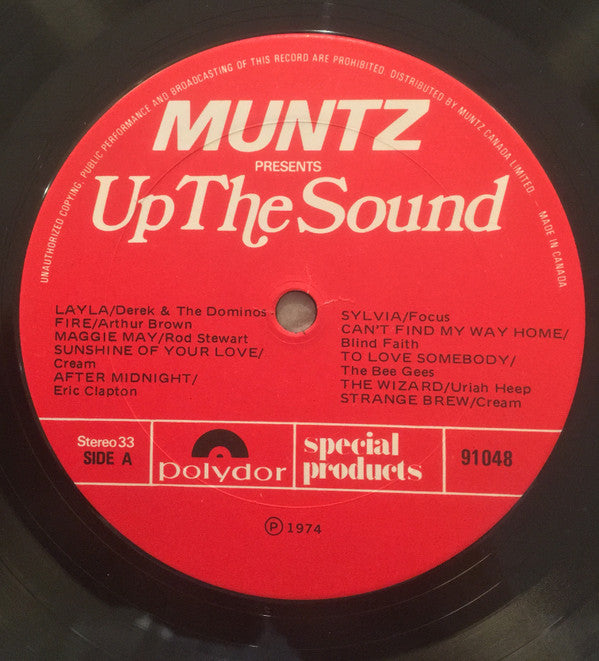 Various : Muntz Presents - Up The Sound (LP, Comp)
