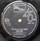 Four Tops : It's All In The Game (7", Single, Sol)