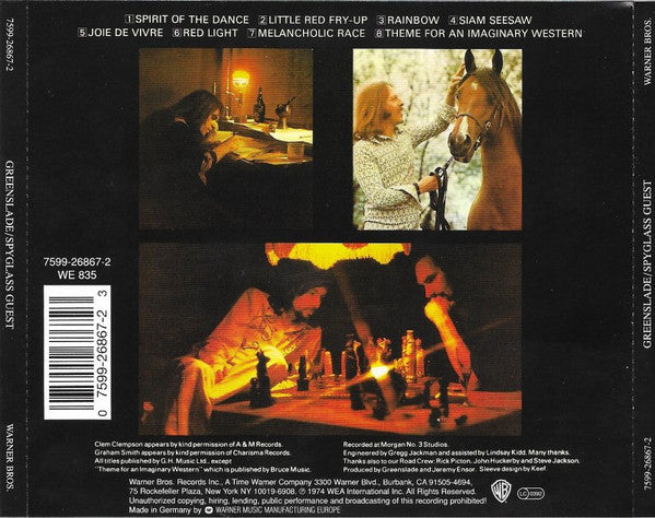 Greenslade : Spyglass Guest (CD, Album, RE)