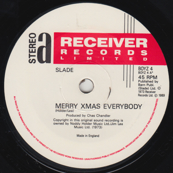 Slade : Merry Xmas Everybody (7", Single, RE)