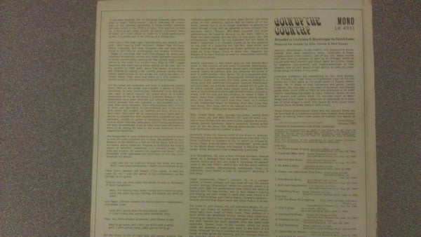 Various : Goin' Up The Country (LP, Comp, Mono)