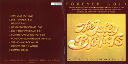 The Isley Brothers : Forever Gold (CD, Comp, RE)