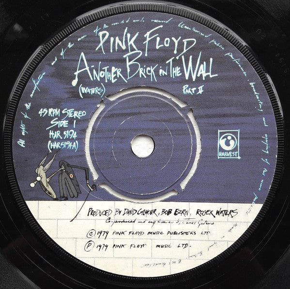 Pink Floyd : Another Brick In The Wall (Part II) (7", Single)