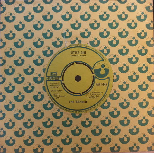 The Banned : Little Girl (7", Single, RE, Com)