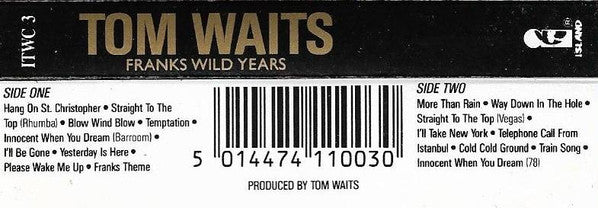Tom Waits : Franks Wild Years (Cass, Album)