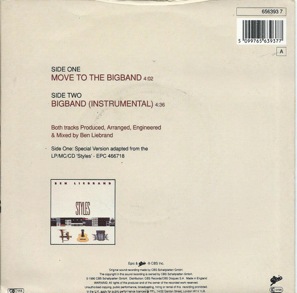 Ben Liebrand Featuring Tony Scott : Move To The Bigband (7")