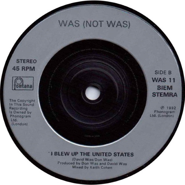 Was (Not Was) : Shake Your Head (7", Single, Sil)