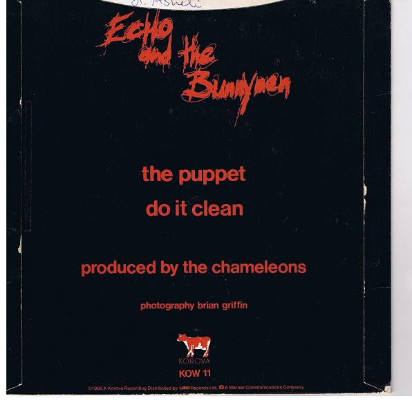 Echo & The Bunnymen : The Puppet (7", Single)