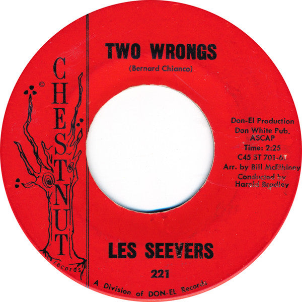 Les Seevers : There Goes My Life (7", Single)