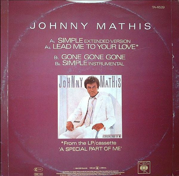 Johnny Mathis : Simple (12")