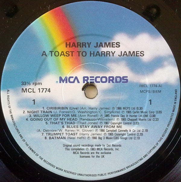 Harry James (2) : Trumpet Toast (LP, Comp)