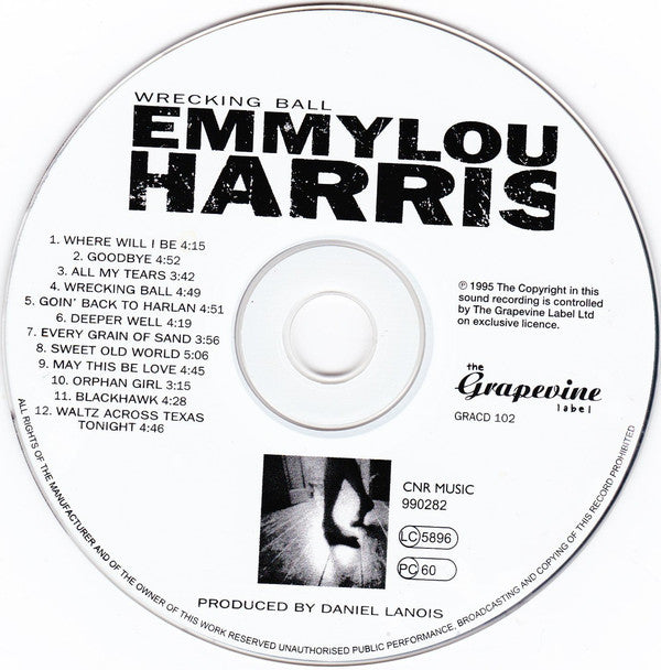 Emmylou Harris : Wrecking Ball (HDCD, Album)