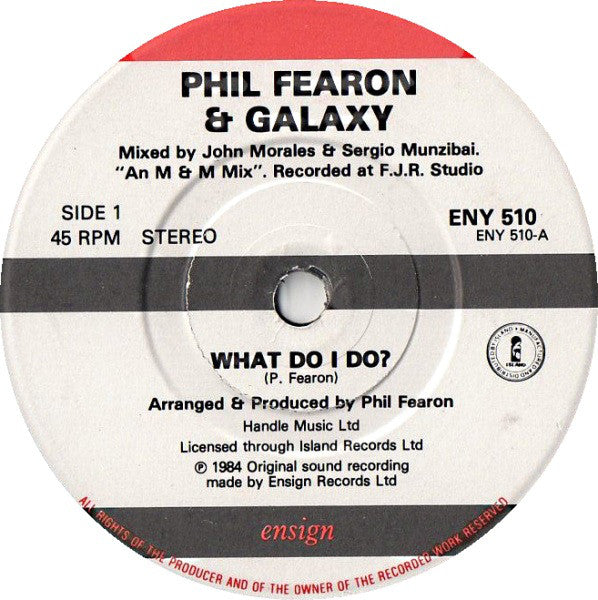 Phil Fearon & Galaxy : What Do I Do? (7", Single)