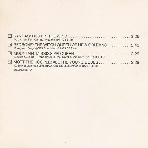 Various : Hits Of The 70`s (CD, Comp)