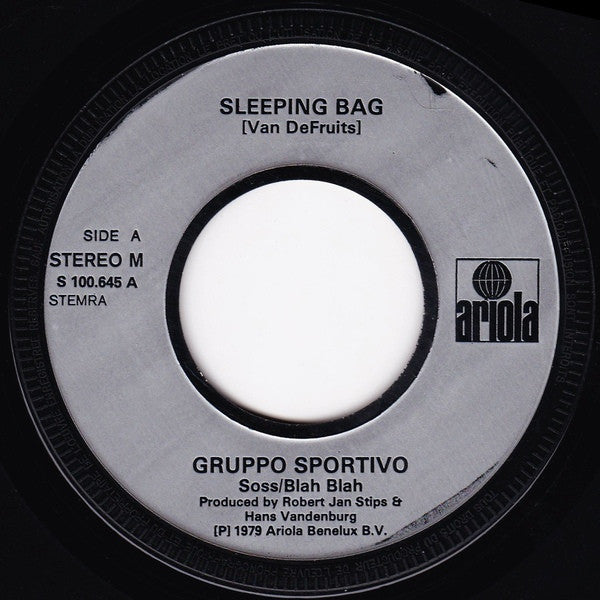 Gruppo Sportivo : Sleeping Bag (7", Single)