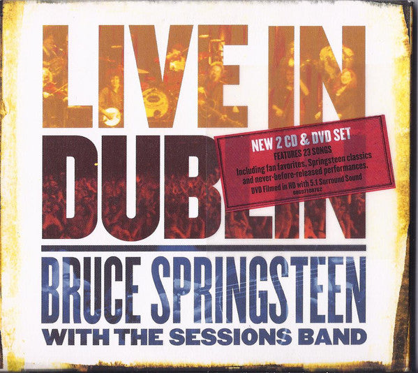 Bruce Springsteen With The Sessions Band : Live In Dublin (2xCD, Album + DVD, PAL)