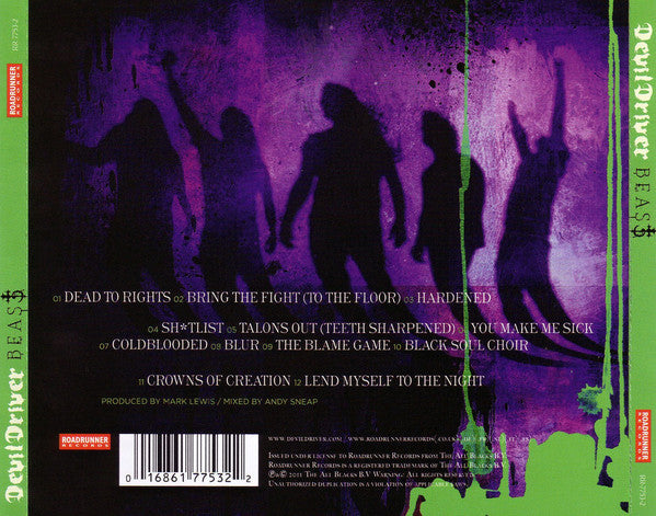 DevilDriver : Beast (CD, Album)