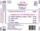 Sir Edward Elgar - BBC Philharmonic, George Hurst : Symphony No. 1, Op. 55 · Imperial March, Op. 32 (CD, Album, RP)