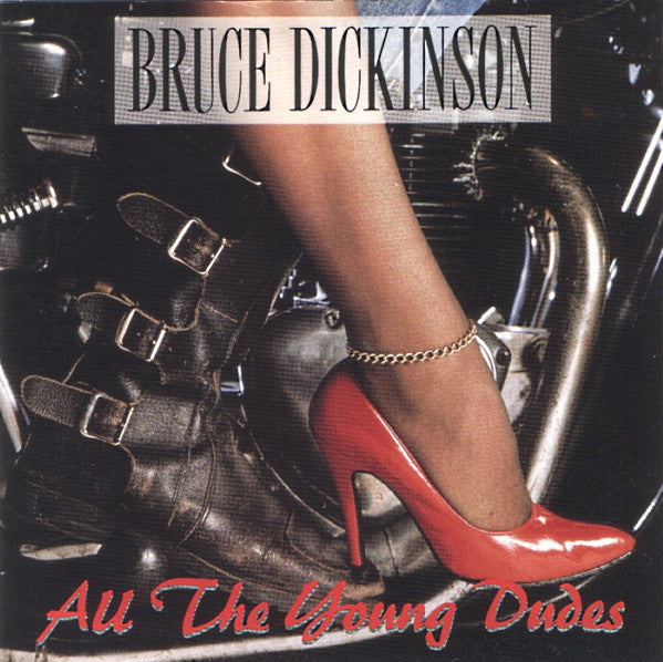 Bruce Dickinson : All The Young Dudes (7", Bla)