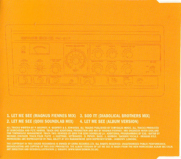 Morcheeba : Let Me See (CD, Single, CD1)