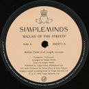 Simple Minds : Ballad Of The Streets (12", EP)