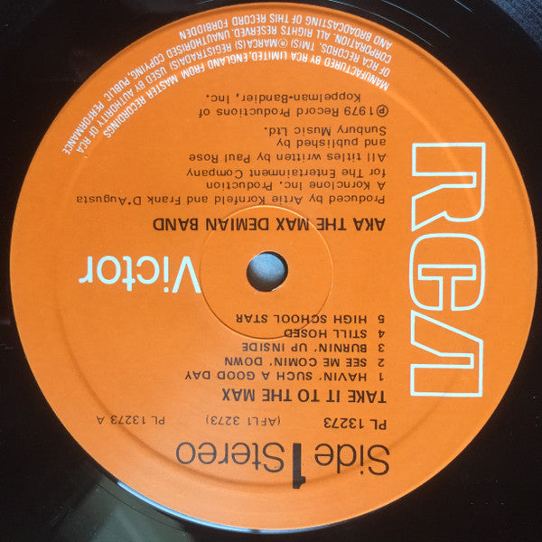 Aka The Max Demian Band : Take It To The Max (LP, Album)