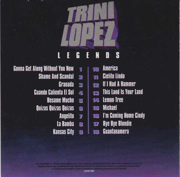 Trini Lopez : Trini Lopez (CD, Comp)