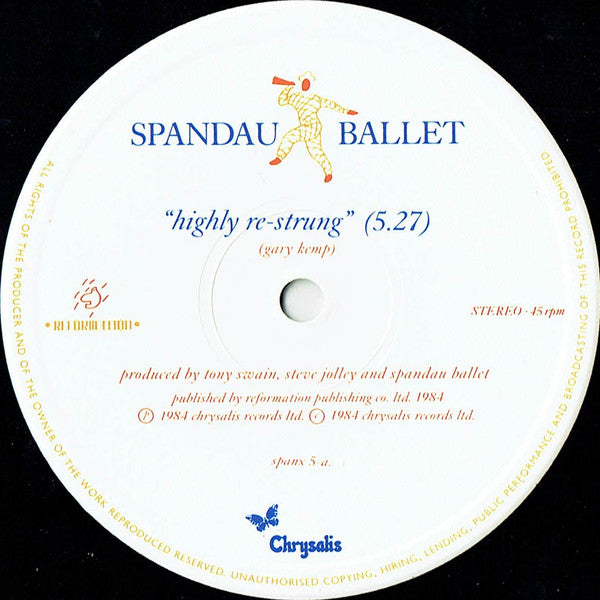 Spandau Ballet : Highly Re-Strung (12", Single)