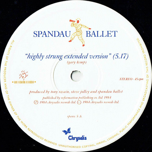 Spandau Ballet : Highly Re-Strung (12", Single)