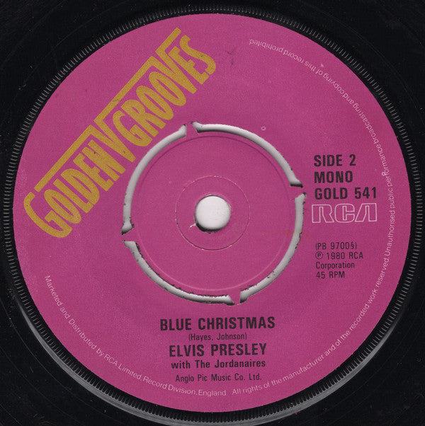 Elvis Presley : If Everyday Was Like Christmas / Blue Christmas (7", Single, Mono)