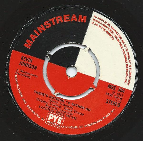 Kevin Johnson (5) : Rock 'N Roll (I Gave You The Best Years Of My Life) (7")