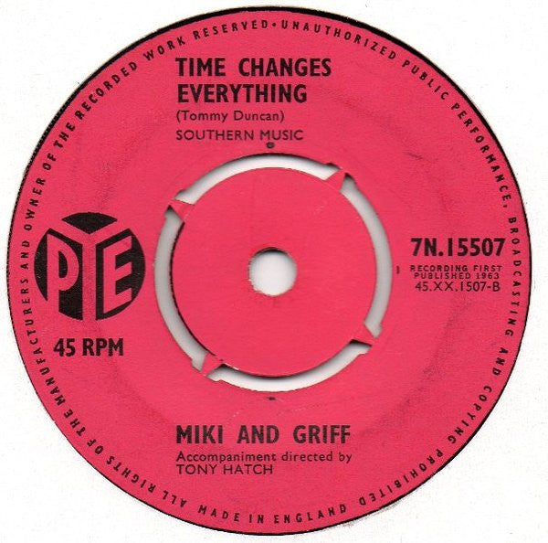 Miki And Griff* : It's My Way (7", Single)