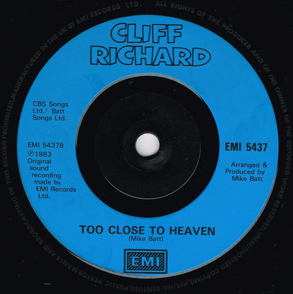 Cliff Richard : Please Don't Fall In Love (7", Single, Blu)