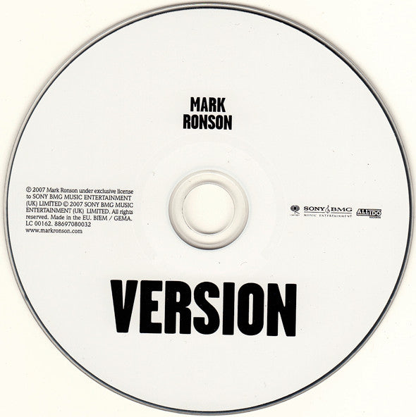 Mark Ronson : Version (CD, Album)